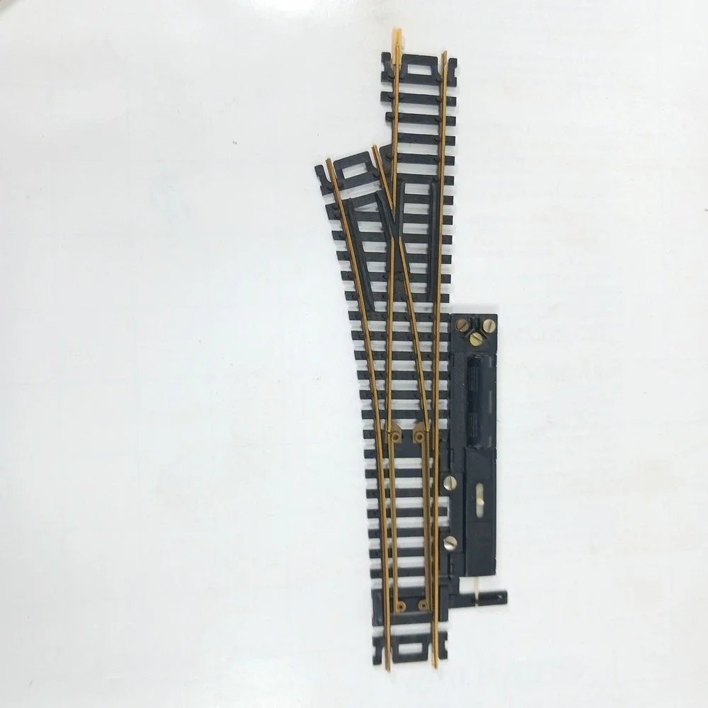 Set 2 Atlas HO Scale Snap-Switch Left Hand Remote Control Turnout Brass Rail USA